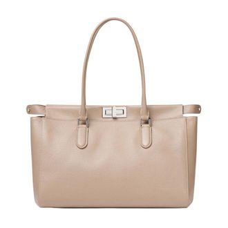 Fendi Peekaboo Tote Small - Dames - Shoppers - Bruin - ONE Size - Leer - Tassen