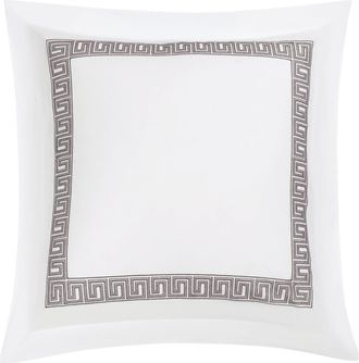 Matouk Ophelia Euro Pillow Sham in Mocha at Nordstrom