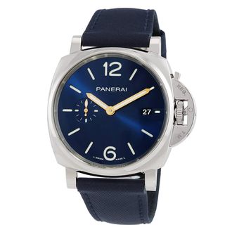 Officine Panerai Luminor Due 42mm Prada Re-Nylon Automatic Blue Dial Mens Watch PAM01429