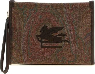 Etro Medium Arnica Clutch - Dames - Clutches - Veelkleurig - ONE Size - Leer - Tassen