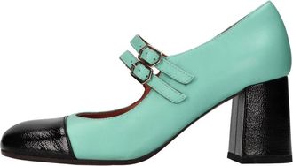 Chie Mihara Leren D&eacute;collet&eacute; - Dames - Pumps - Groen - 39 EU - Leer - Schoenen