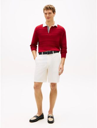 Tommy Hilfiger Mens Regular Fit 8 Chino Short - White - 32