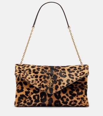 Saint Laurent Cassandre calf hair shoulder bag