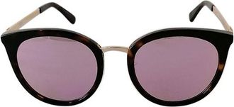 Moschino Pink lens aviator sunglasses