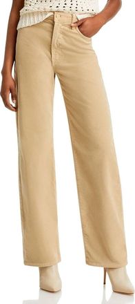 Mother Dodger Sneak High Rise Wide Leg Pants In Hopscotch