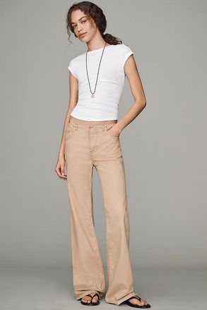 Pilcro Cotton Twill Stovepipe Pants