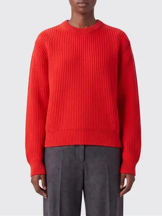 Jil Sander Pure Wool Crewneck Jumper with Dropped Shoulders