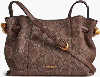 DKNY Cashmere Python Suede Crossbody in Brown Multi at Nordstrom