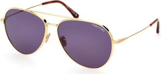 Tom Ford FT0996 30V Shiny Deep Gold/Blue
