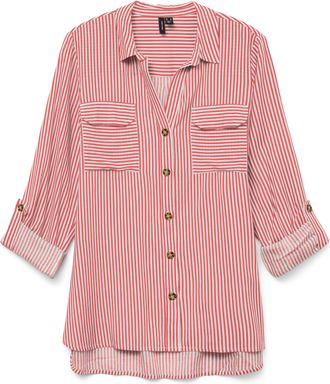 Vero Moda Hemdbluse »VMBUMPY L/S SHIRT NEW WVN GA NOOS«