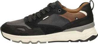 Rieker Sneakers Laag - Heren - Sneakers - Zwart - 44 EU - Schoenen
