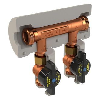 Kemper Kemper Khs Gruppo Partitore Di Flusso Venturi -dinamico-, Per Montaggio A Vista, Passaggio Fe, Figura 650 02, Dn 15, 6500201500