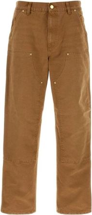 Carhartt Work in Progress Double Knee Pant - Heren - Regular Fit Jeans - Bruin - W31 - Katoen - Jeans