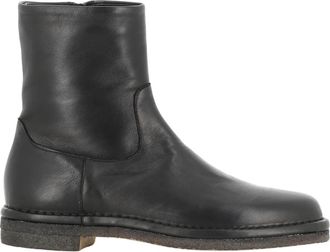 Del Carlo Enkellaars - Dames - Enkellaarsjes - Zwart - 39 EU - Leer - Schoenen