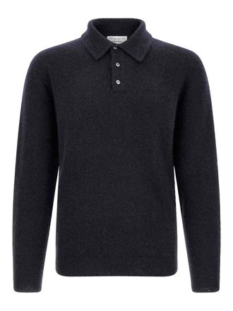 Roberto Collina Cashmere and silk polo shirt