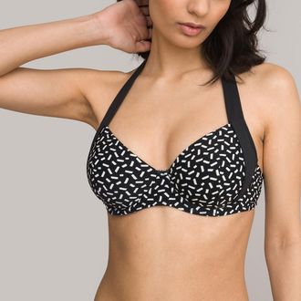 La Redoute Collections Bikini-BH foulardmodel met grafische print