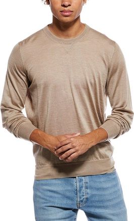 Brunello Cucinelli Cashmere & Silk-Blend Crewneck Sweater