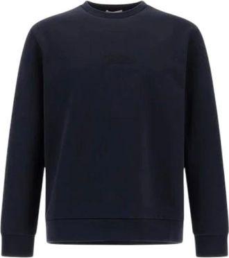 Herno Felpa Resort Logo - - Sweatshirts & Hoodies - Uomo - Blu - S