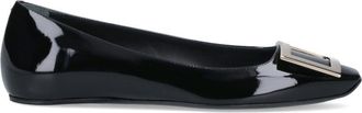 Roger Vivier Trompette Ballet Flats - Black