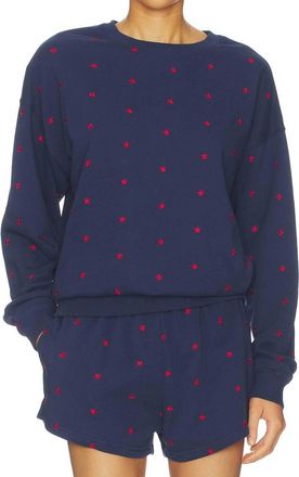 Beach Riot Devyn Crewneck Sweater In Star Spangled