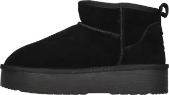 Massimo Santini Echte Furnero Su&egrave;de Enkellaarsjes - Dames - Winterlaarzen - Zwart - 37 EU - Su&egrave;de - Schoenen