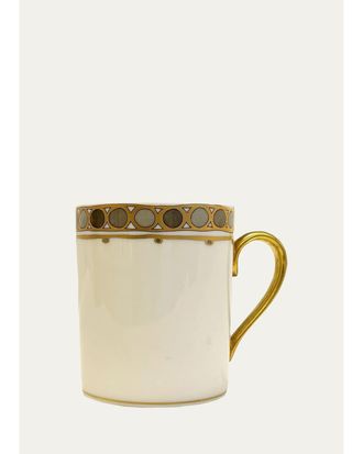 Haviland & Parlon Taupe Patterned Mug