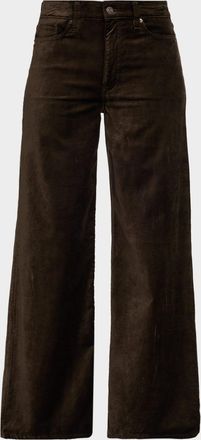 Frame Denim Le Slim Palazzo Velvet Jeans