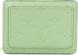 Louis Vuitton Green Leather Wallet (Bi-Fold) (Pre-Owned)