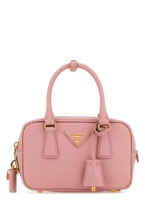 Prada Pink Logo Small Satchel