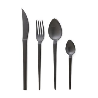 AM.PM 16-delig bestek in mat zwart inox, Oslo