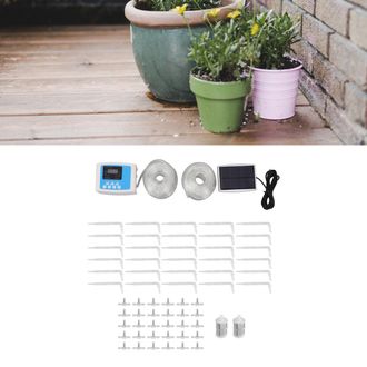 Infinite Kit De Riego Autom&aacute;tico, Grifo Inteligente, Jard&iacute;n, Bater&iacute;a De Litio, Abs, 66 Accesorios