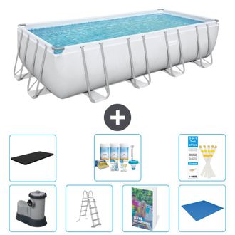 Bestway Piscina Bestway Power Steel Rectangular - 549x274x122 Cm - 8-piezas S599