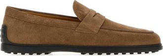 Tod's Brown Suede Loafers