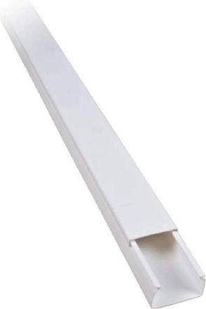 Trade Shop Trade Shop - Set 2 Canalina Cavi Elettrica Passacavi Plastica Ct2 2 Mt 40x40mm Bianco 5624040