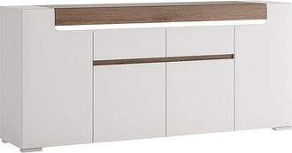 Furniture To Go Toronto Wide 4 Door 2 Drawer Sideboard (inc. Plexi Lighting)
