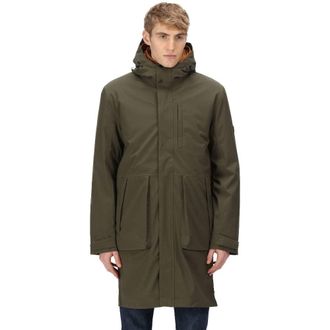 Regatta Mens Alessandro 3 in 1 Parka (XL) (Dark Khaki)