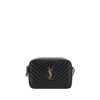 Saint Laurent Quilted Leather Lou Shoulder Bag