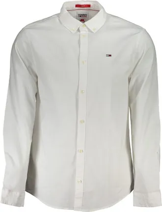 Tommy Hilfiger Bianco Cotton Mens Mens Shirt