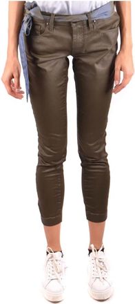Jacob Cohen Slim Fit Denim Jeans - Dames - Skinny Jeans - Groen - W27 - Denim - Jeans