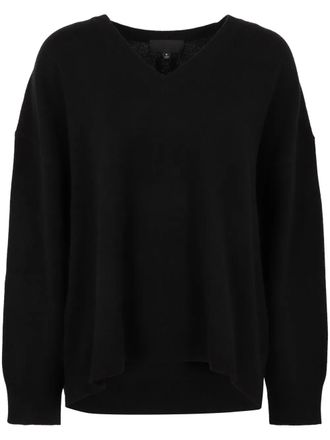 Nili Lotan V-neck cashmere jumper - Black