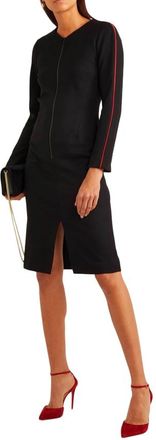 Cefinn Zip Front Black Dress Size XS