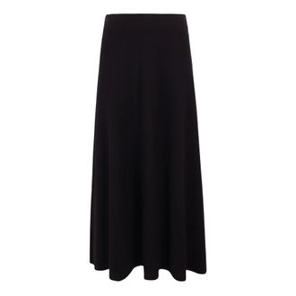 Jovonna London Rokken, Dames, Zwart, L, Wol, Wolmix Wijde Rok