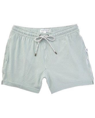 Vintage Summer Swimwear Vintage Summer Seersucker Swim Short