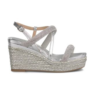 Alma En Pena Esparto Wedge Sandal Tubular Body - female - ALMA EN PENA - Wedges - Gray - 6 UK - Shoes