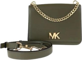 Michael Kors Pre-owned Leather Shoulder Bag - Dames - Vintage Schoudertas - Groen - ONE Size - Leer - Vintage