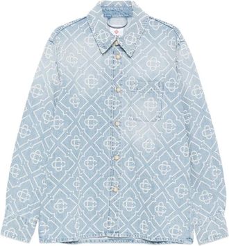 Casablanca Shirt - Heren - Spijkerjassen - Blauw - M - Jassen