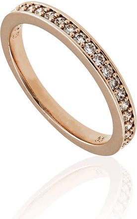Swarovski Ladies White/Rose,gold Tone Plated Rare Ring, Brand Size 55 (US 6.75)