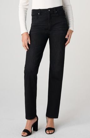 Liverpool Rowan Comfort Waist Slim Jeans in Crow Stone at Nordstrom, Size 12