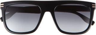 Marc Jacobs 56mm Flat Top Sunglasses in Black at Nordstrom Rack