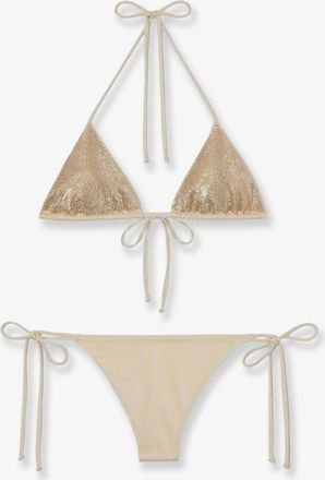 MC2 Saint Barth Bikini Maleah in nylon con dettaglio strass all-over - MC2 SAINT BARTH - gender_Woman